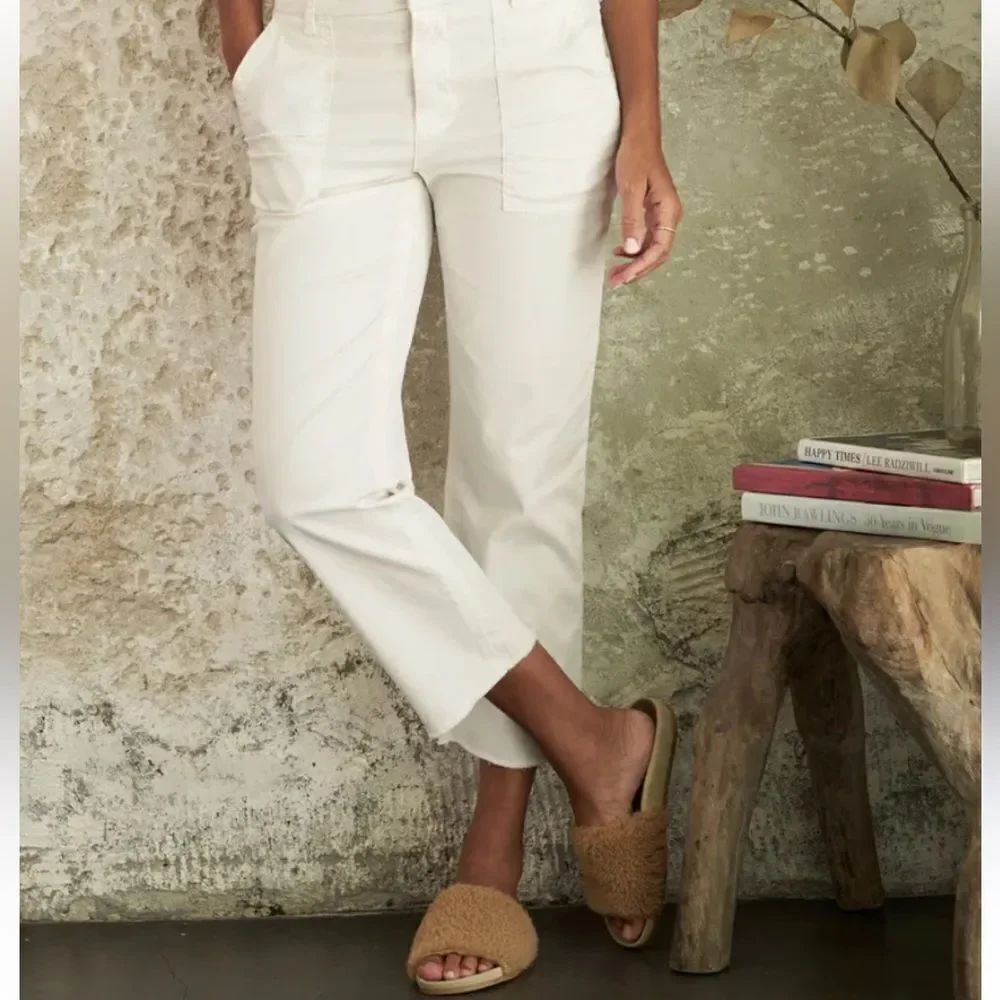 Frank & Eileen Blackstone Crop Utility Pants size 2  $298 NWT